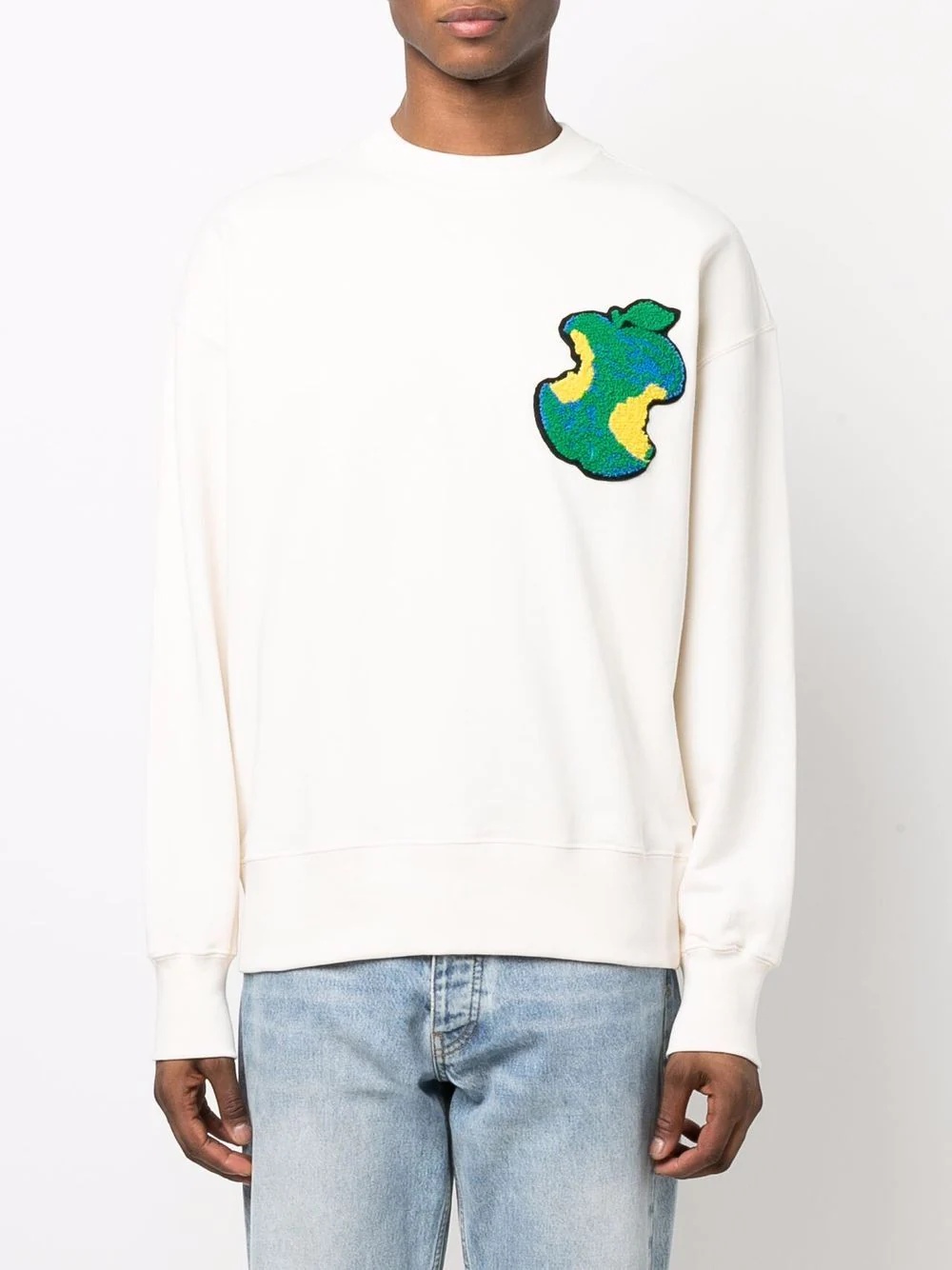 apple crew-neck sweatshirt - 3