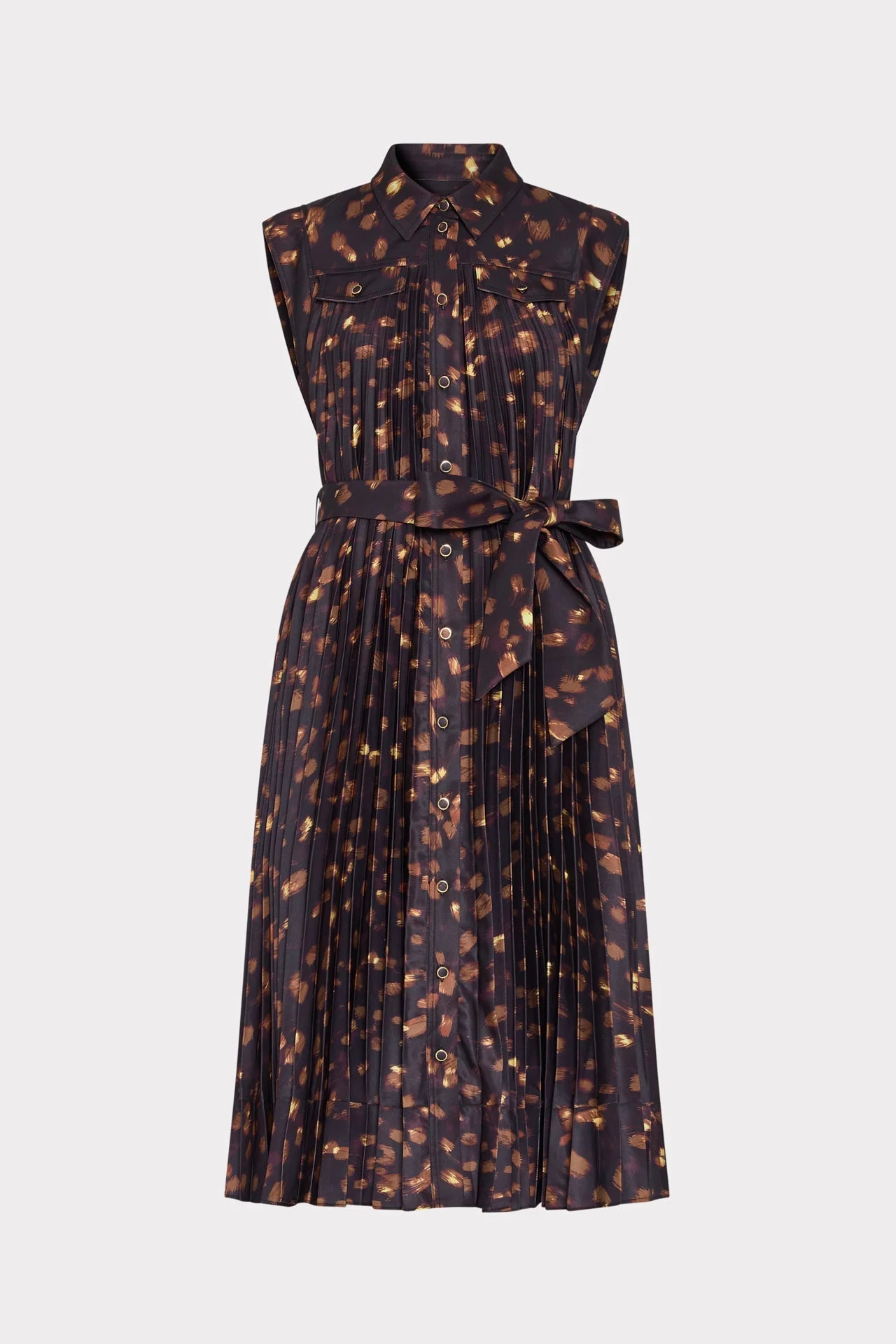 Johanna Printed Twill Dress - 1