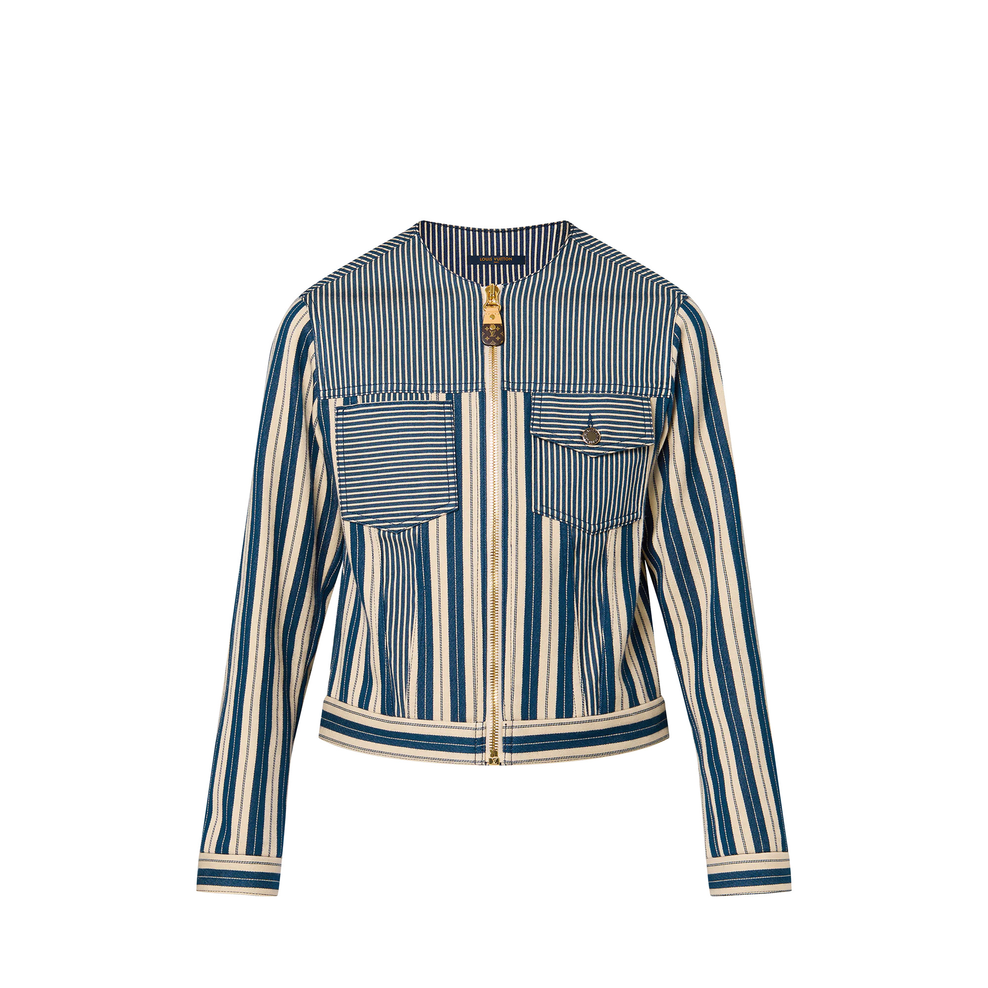 Mixed Stripes Utility Jacket - 1