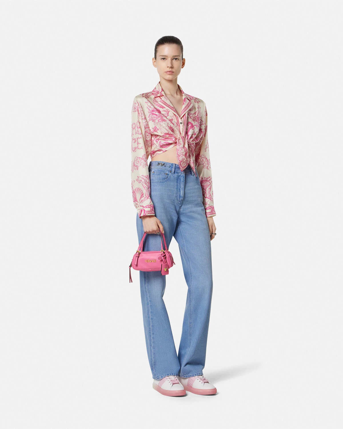 Versace Tag Bowling Mini Bag - 3