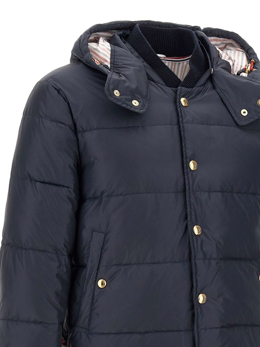 4-bar Matte Nylon Bomber - 6