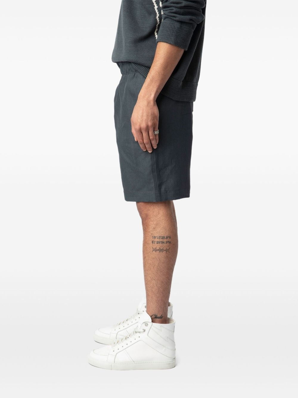 elasticated-waist shorts - 5