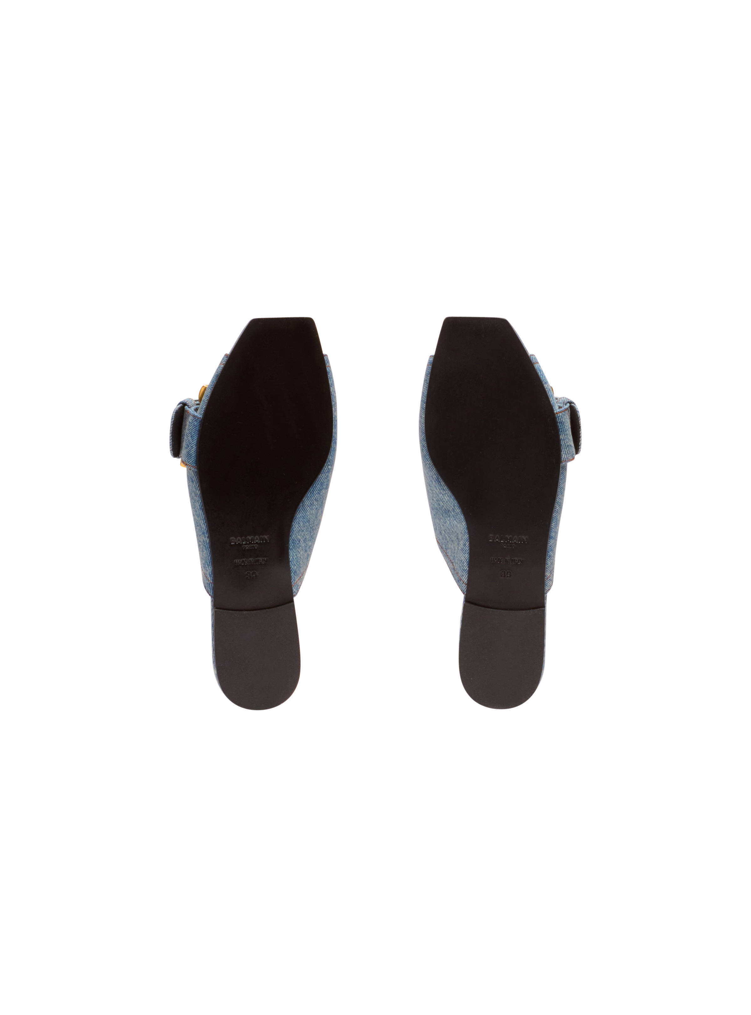 Anthem flat denim sandals - 4