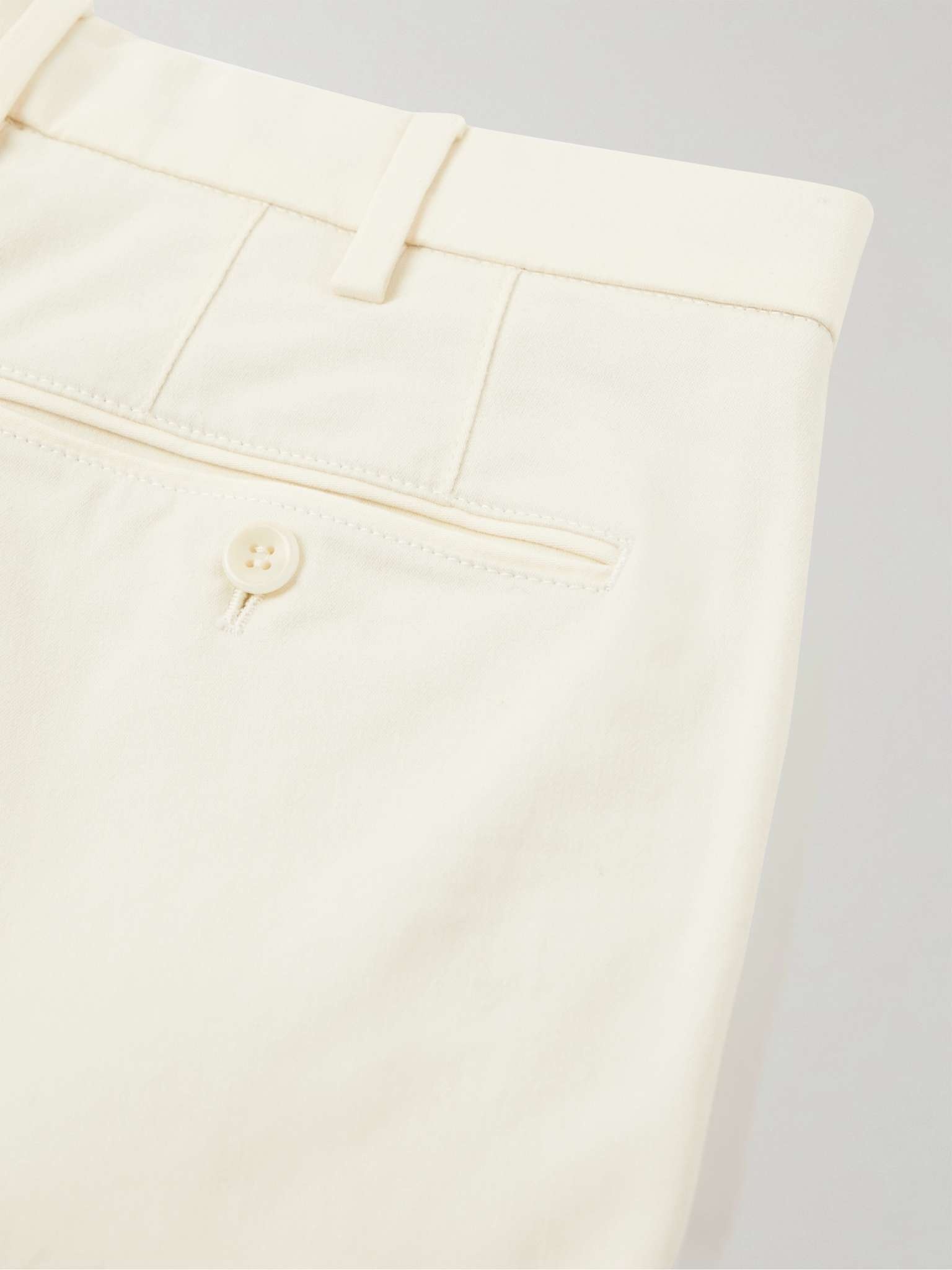 Slim-Fit Cotton-Blend Trousers - 5
