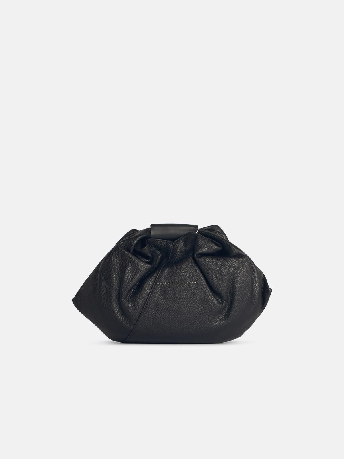 'JAPANISE' MINI BAG IN BLACK LEATHER - 3