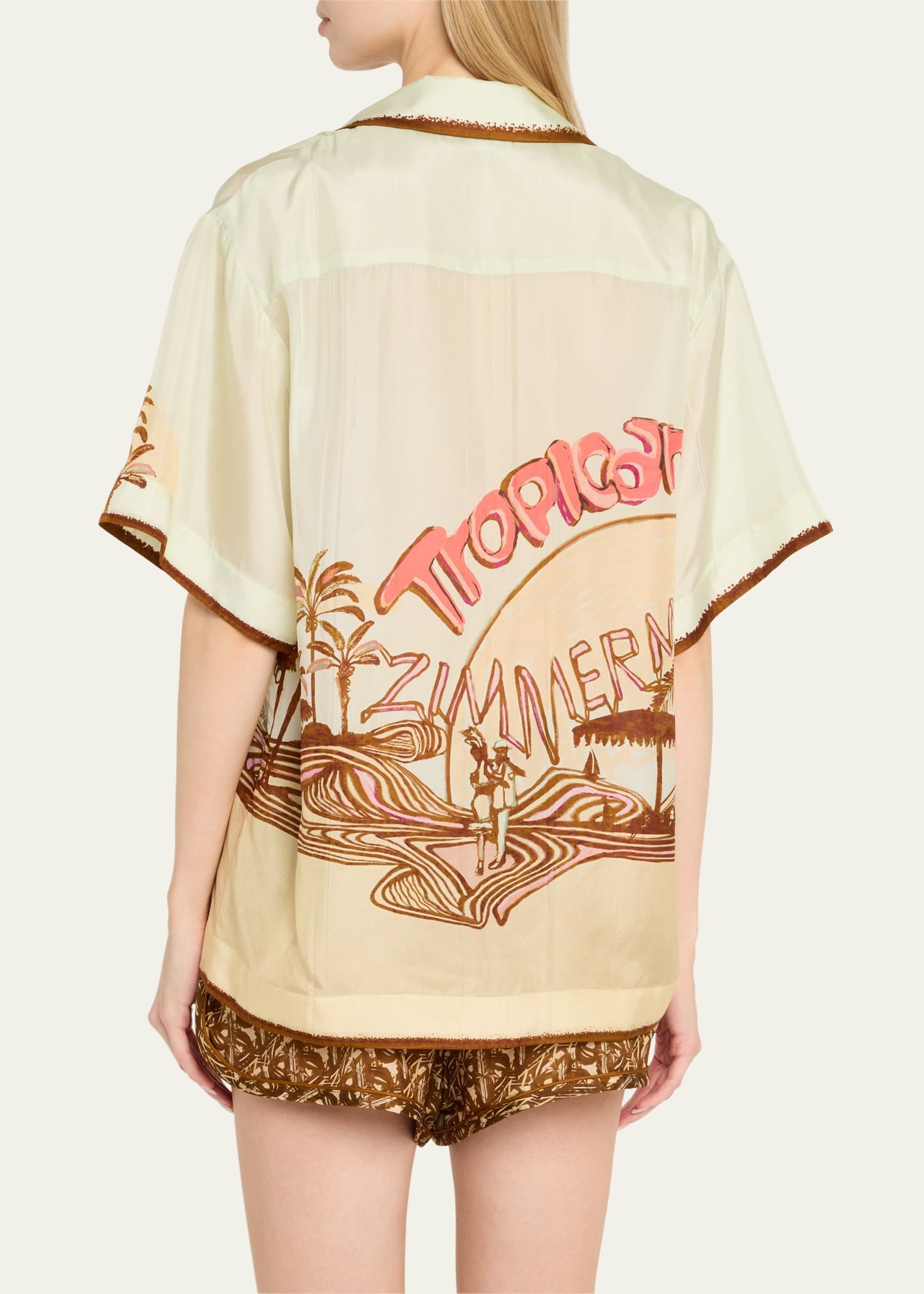 Tropicana Coco Button-Front Shirt - 3