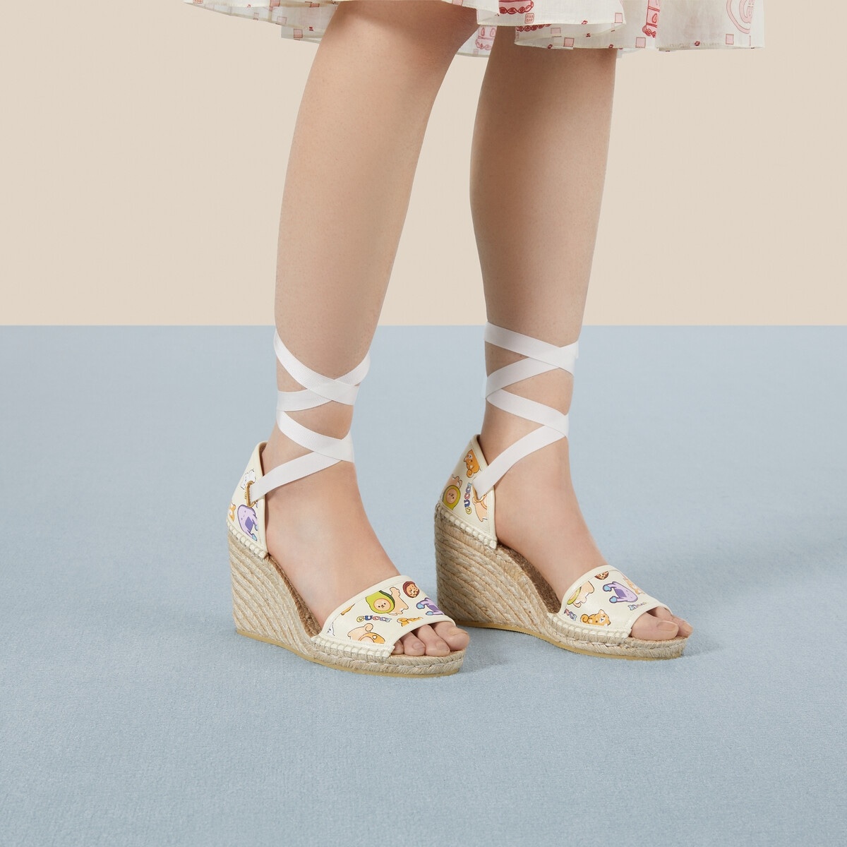 Women's Gucci animal print espadrille - 3