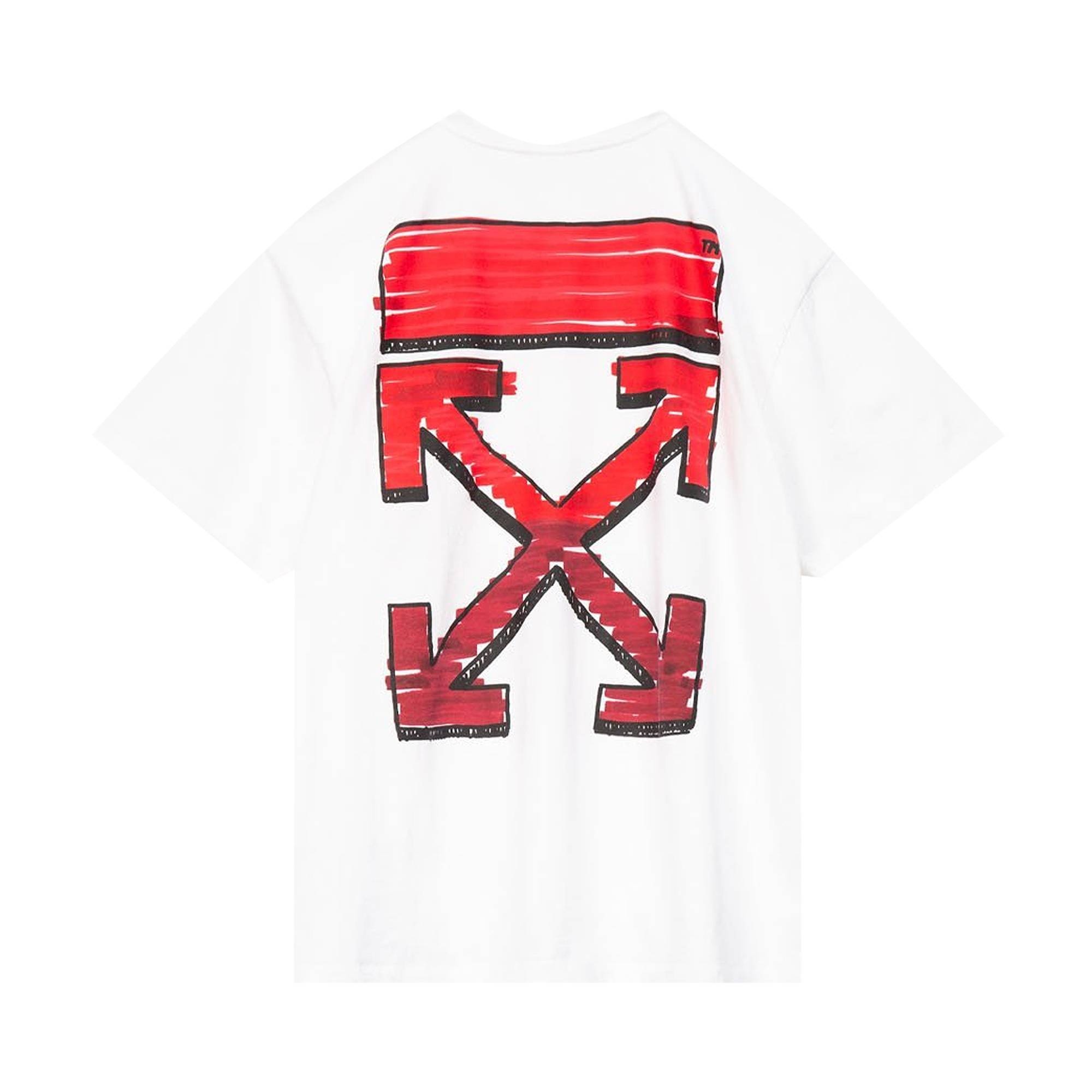 Off-White Marker Over Tee 'White' - 2