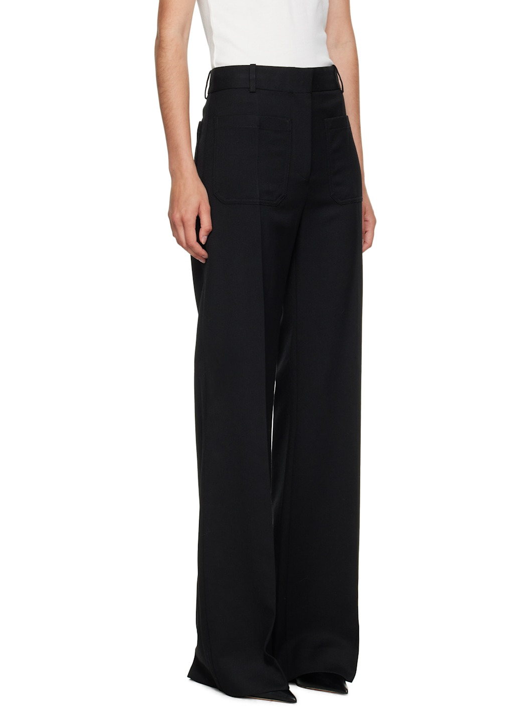 Black Alina Tailored Trousers - 2