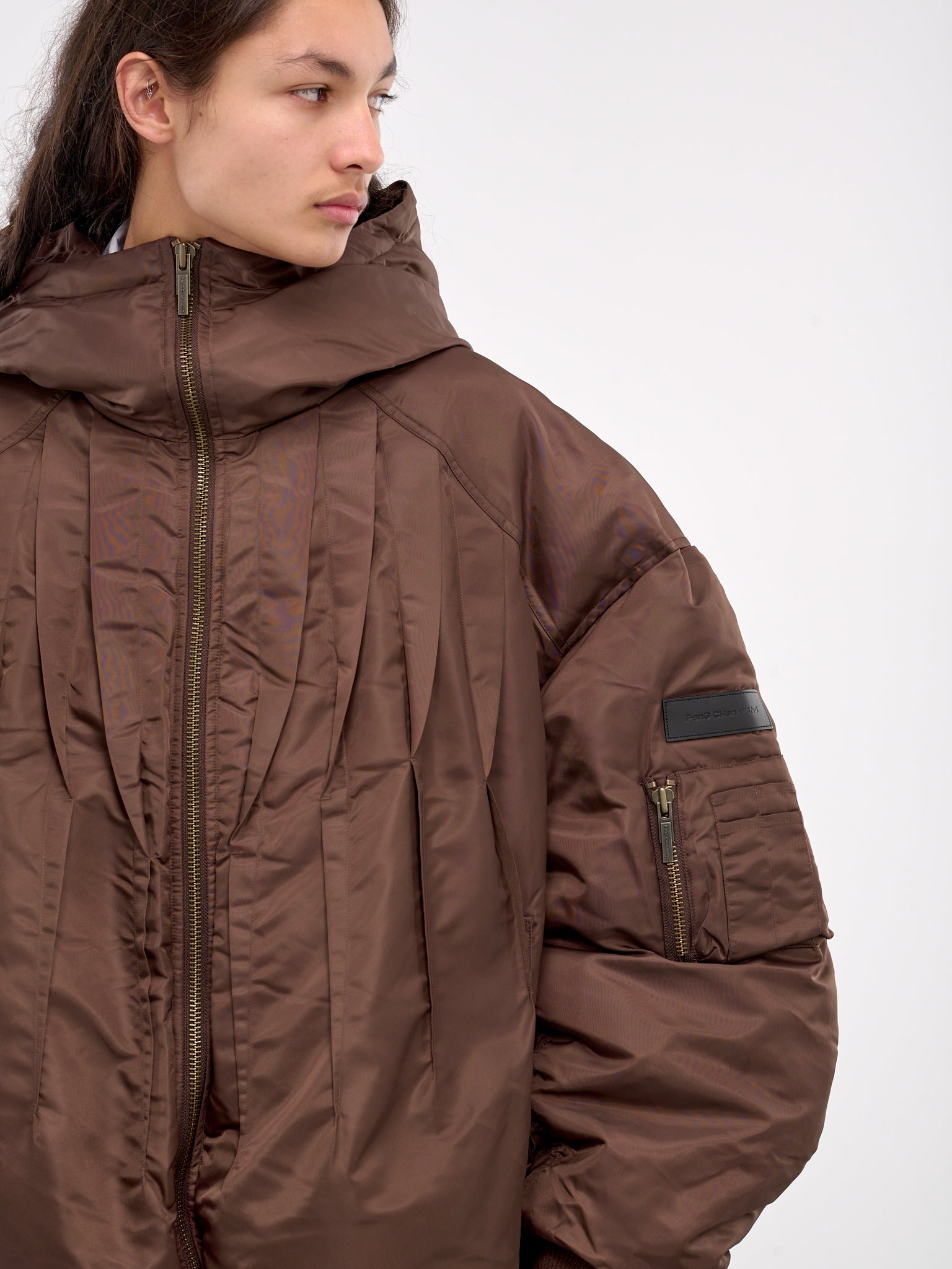 Folding Nylon Down Coat - 5