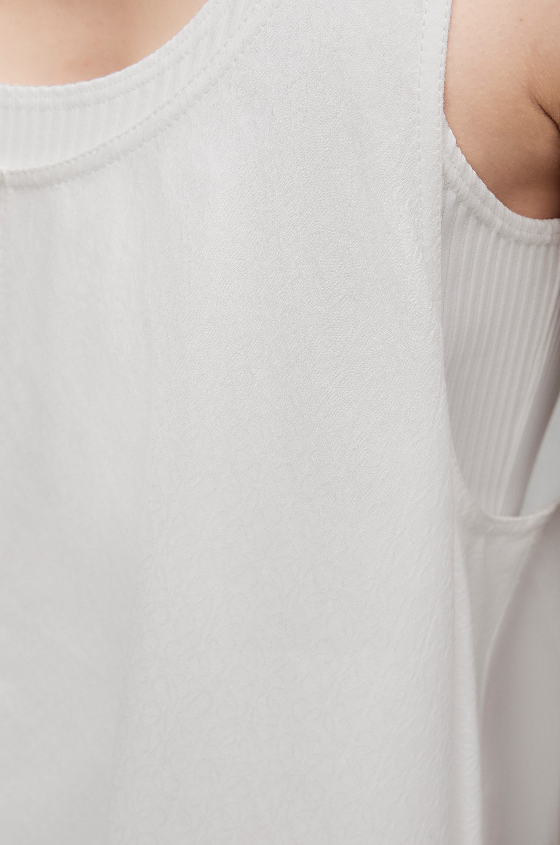 Trapeze dress in cotton - 5