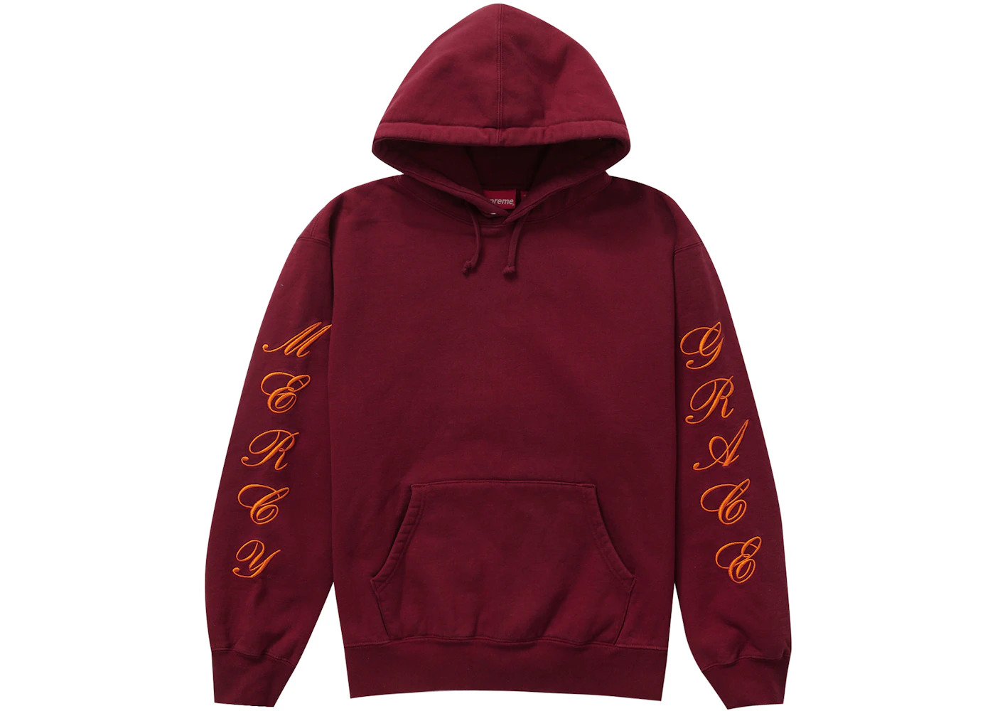 Supreme Patches Spiral Hooded Sweatshirt Cardinal - 2