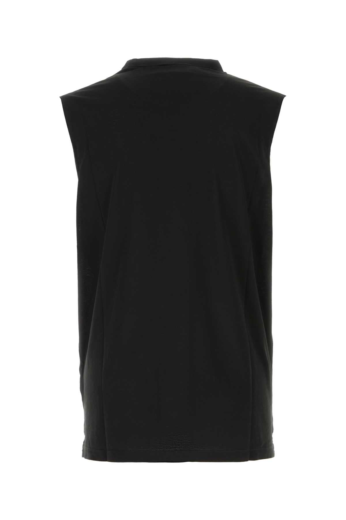 Dsquared Men Black Cotton Tank Top - 2