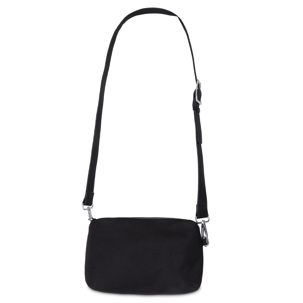 NYLON MESSENGER BAG - BLACK - 2
