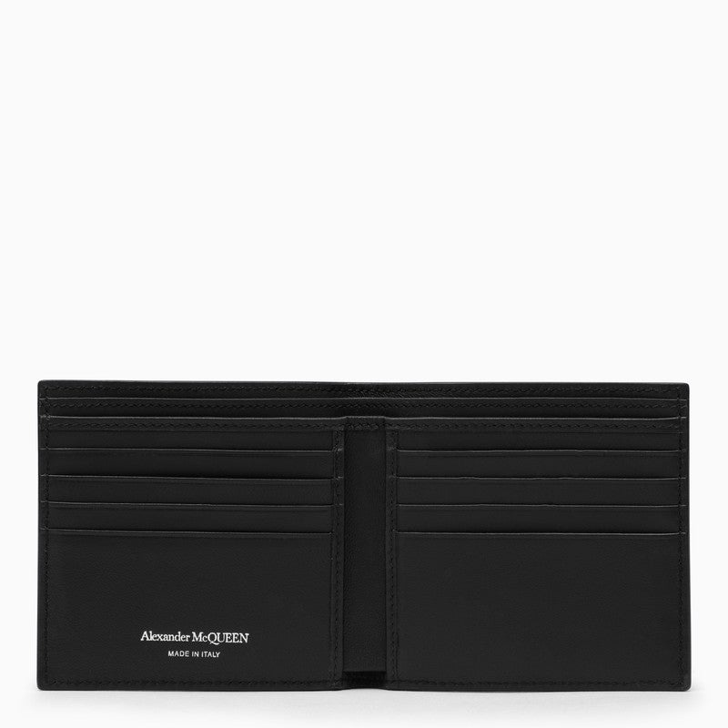 Alexander Mcqueen Black Studded Leather Wallet Men - 2