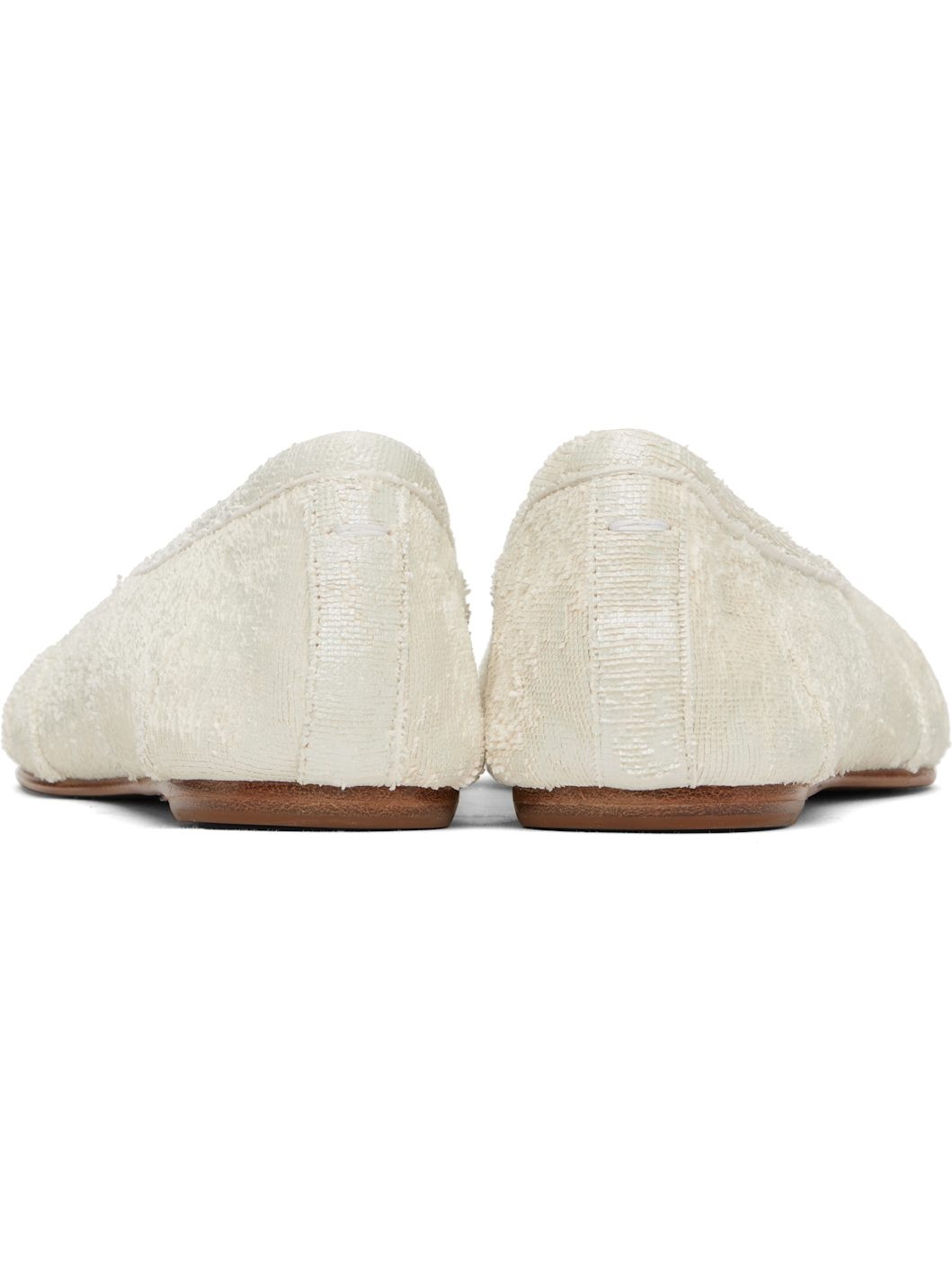 White Tabi New Ballerina Flats - 2
