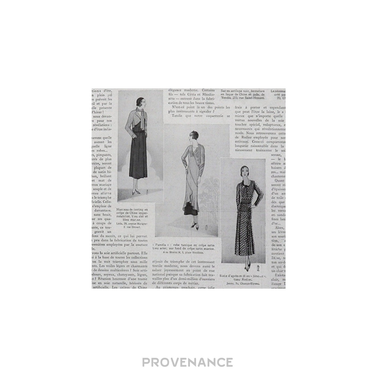 Louis Vuitton Antique Newsprint Ad - NOTES D'ELEGANCE ii - 6