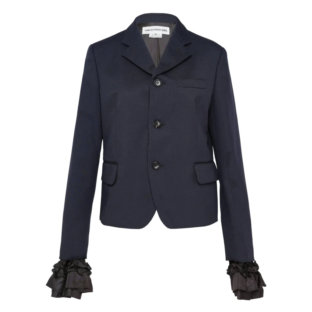 Tailored Blazer With Jellyfish Hem - 1
