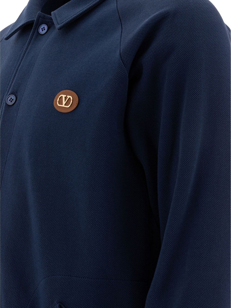 logo-patch cardigan 4