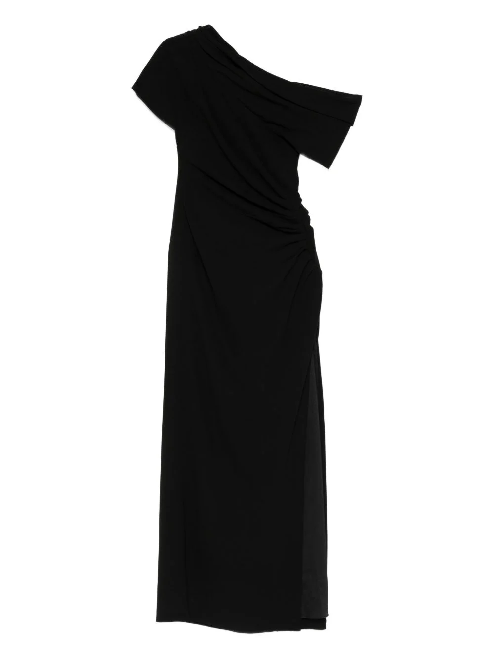 Kally draped one-shoulder midi dress - 1