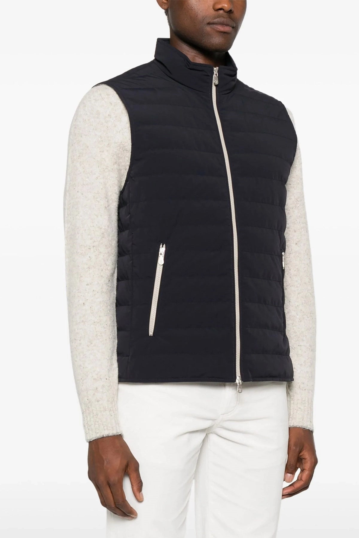 Brunello Cucinelli Men Quilted Vest - 2