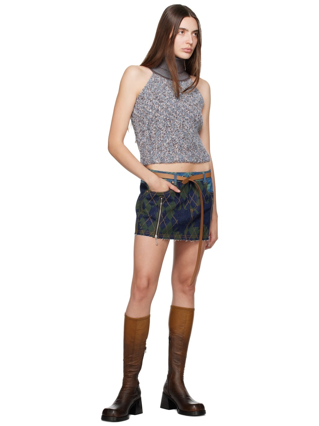 Tan Pull-Through Belt - 3