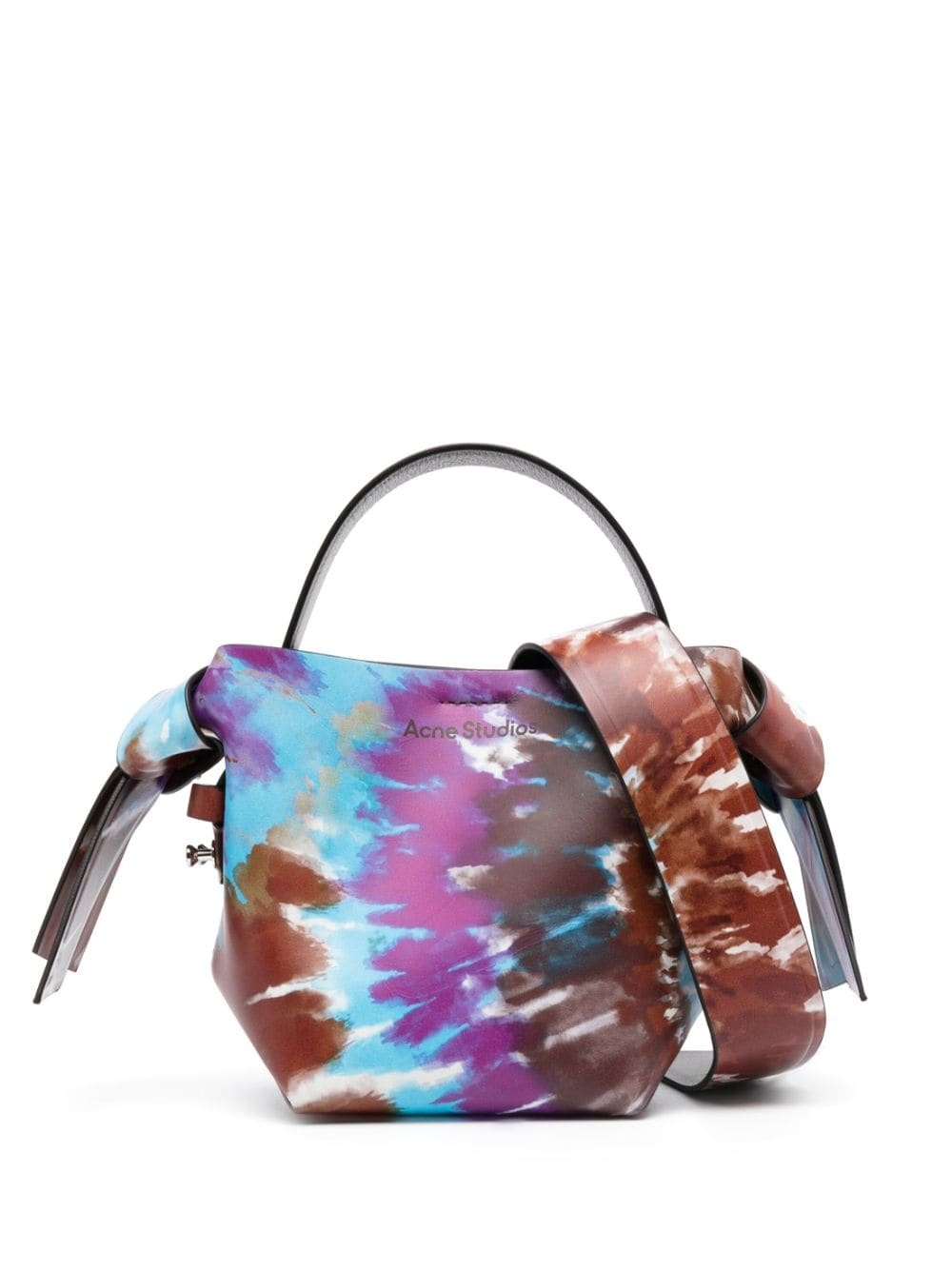 tie-dye knotted tote bag - 1