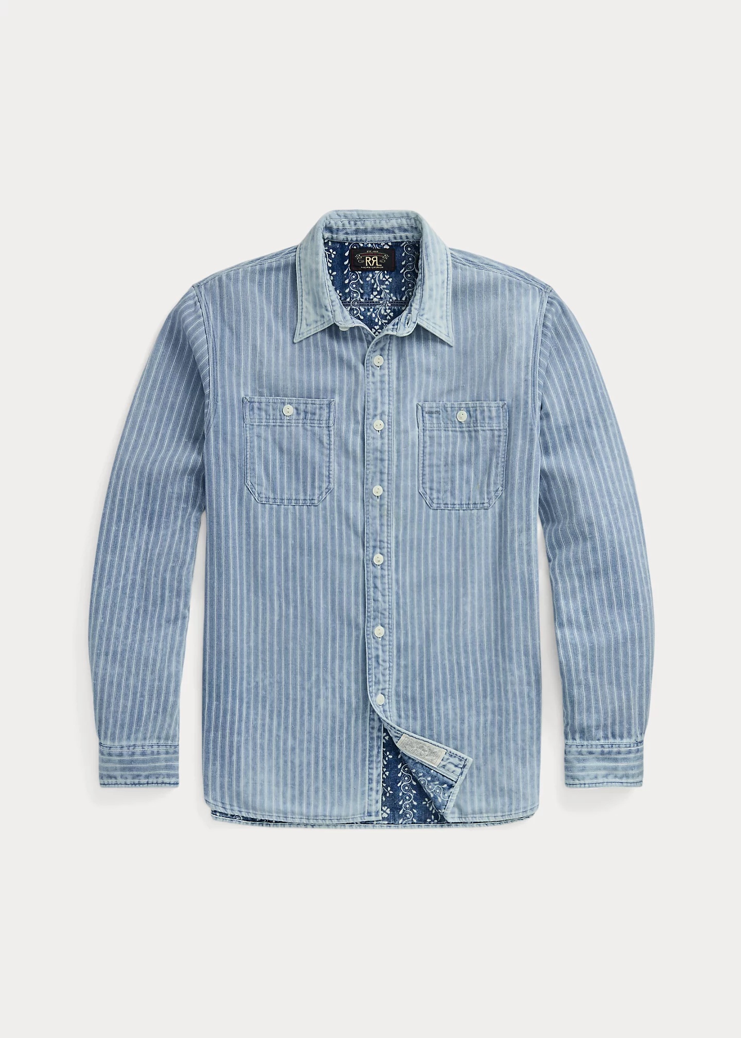 Indigo Striped Double-Faced Workshirt - 1
