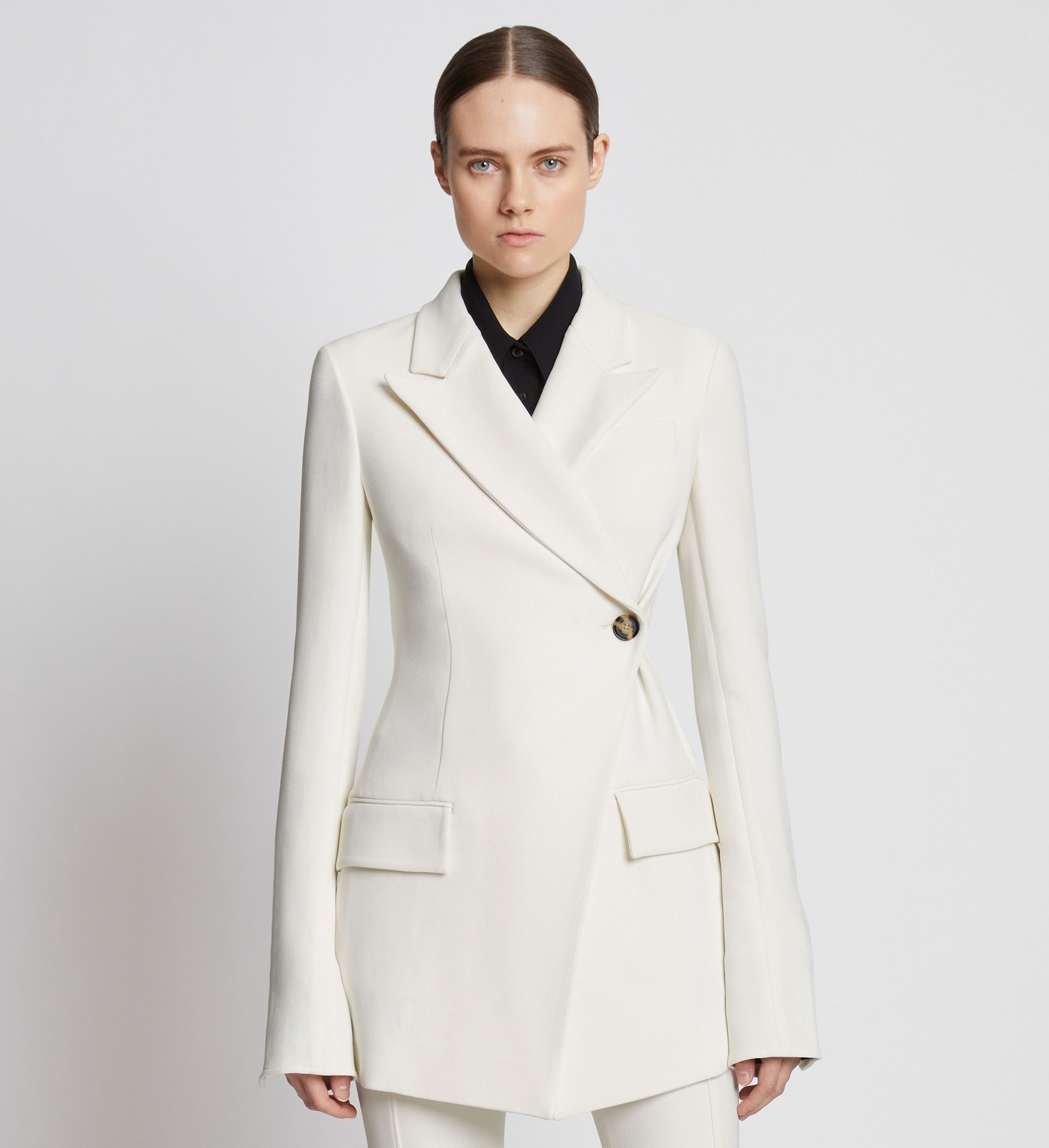 Bi-Stretch Crepe Blazer - 2