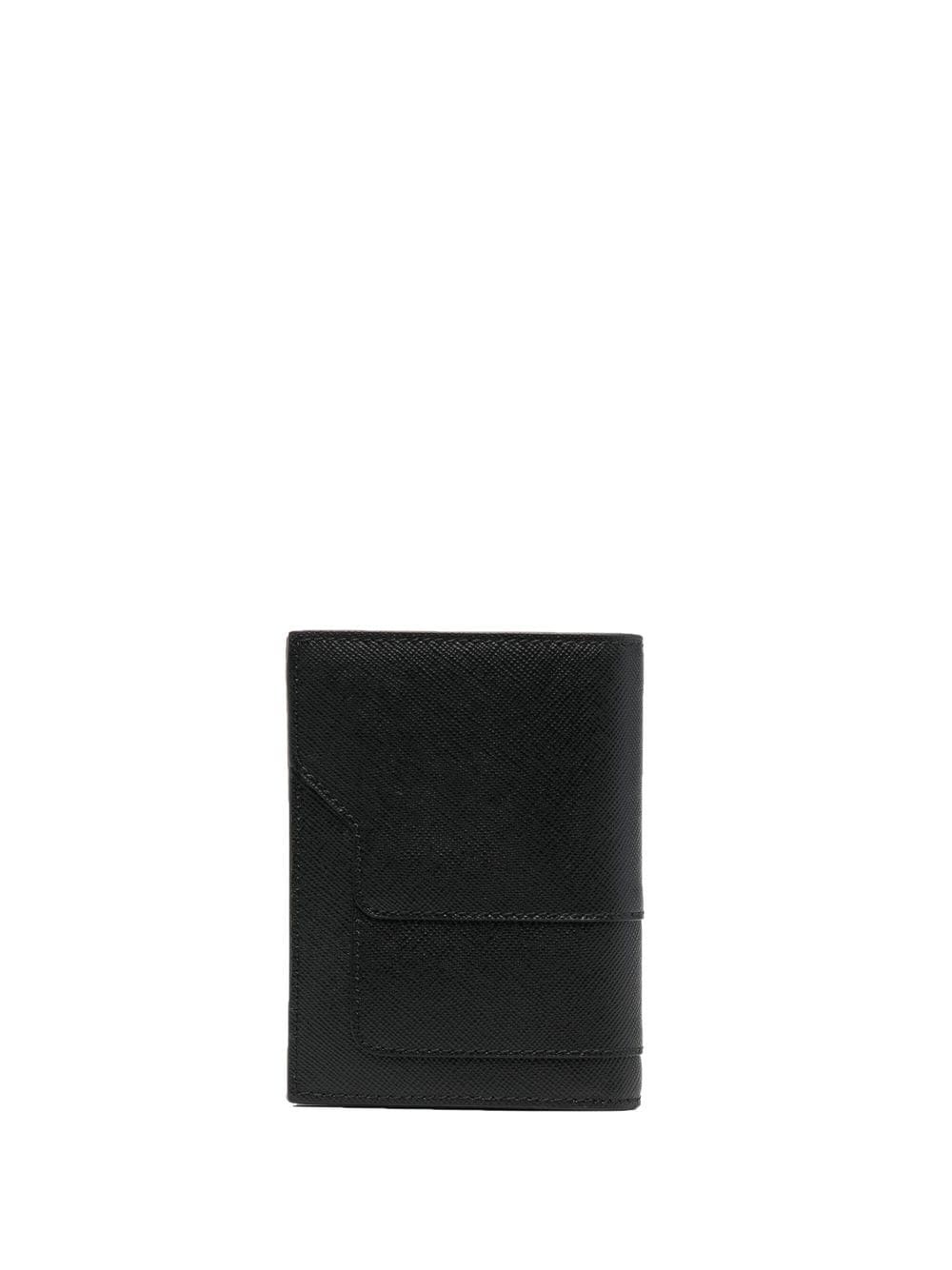 logo-print leather wallet - 2