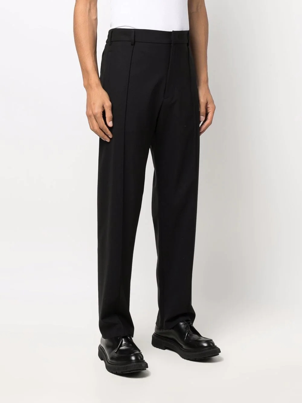 mid-rise tailored trousers - 3