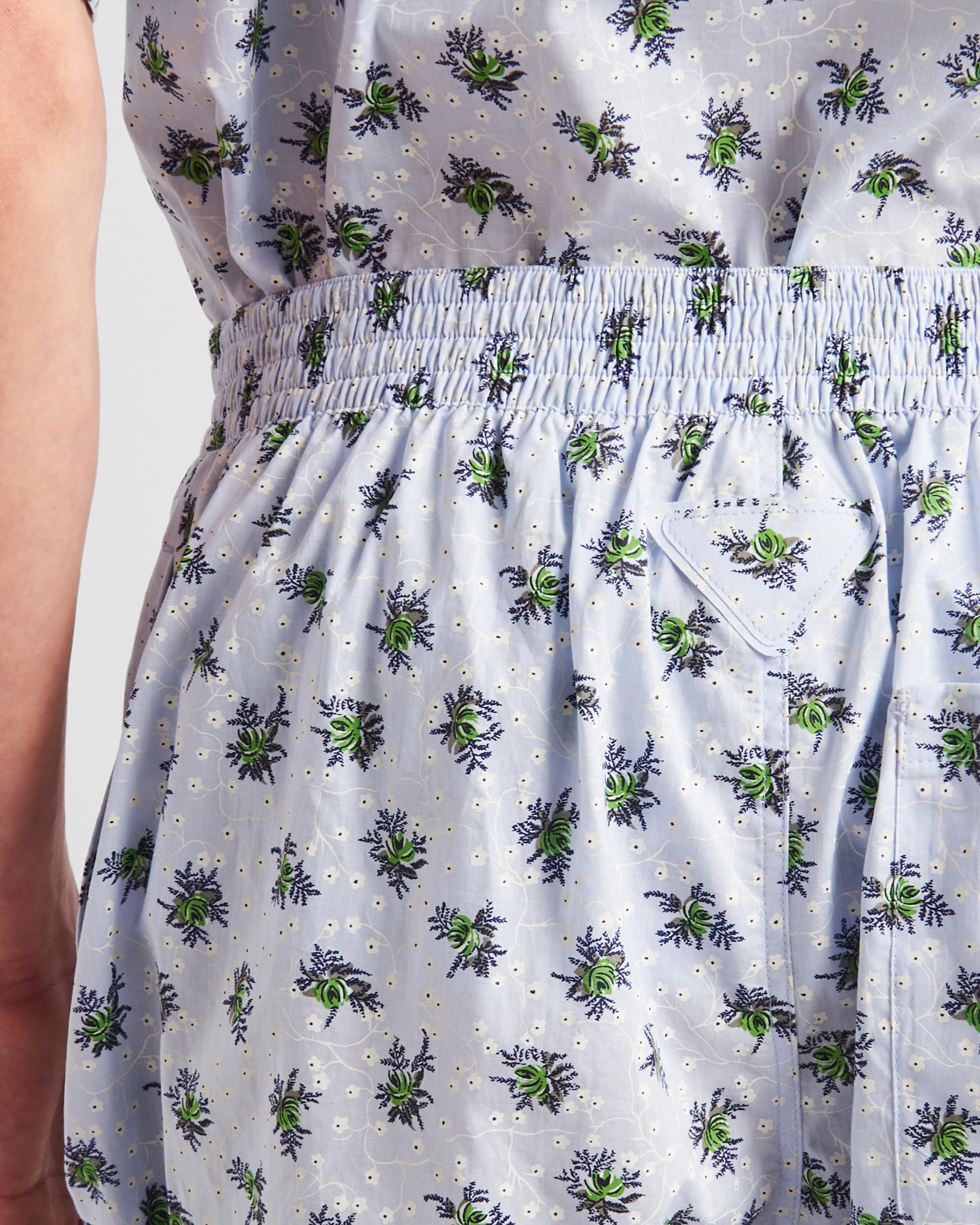 Printed cotton Bermudas - 4