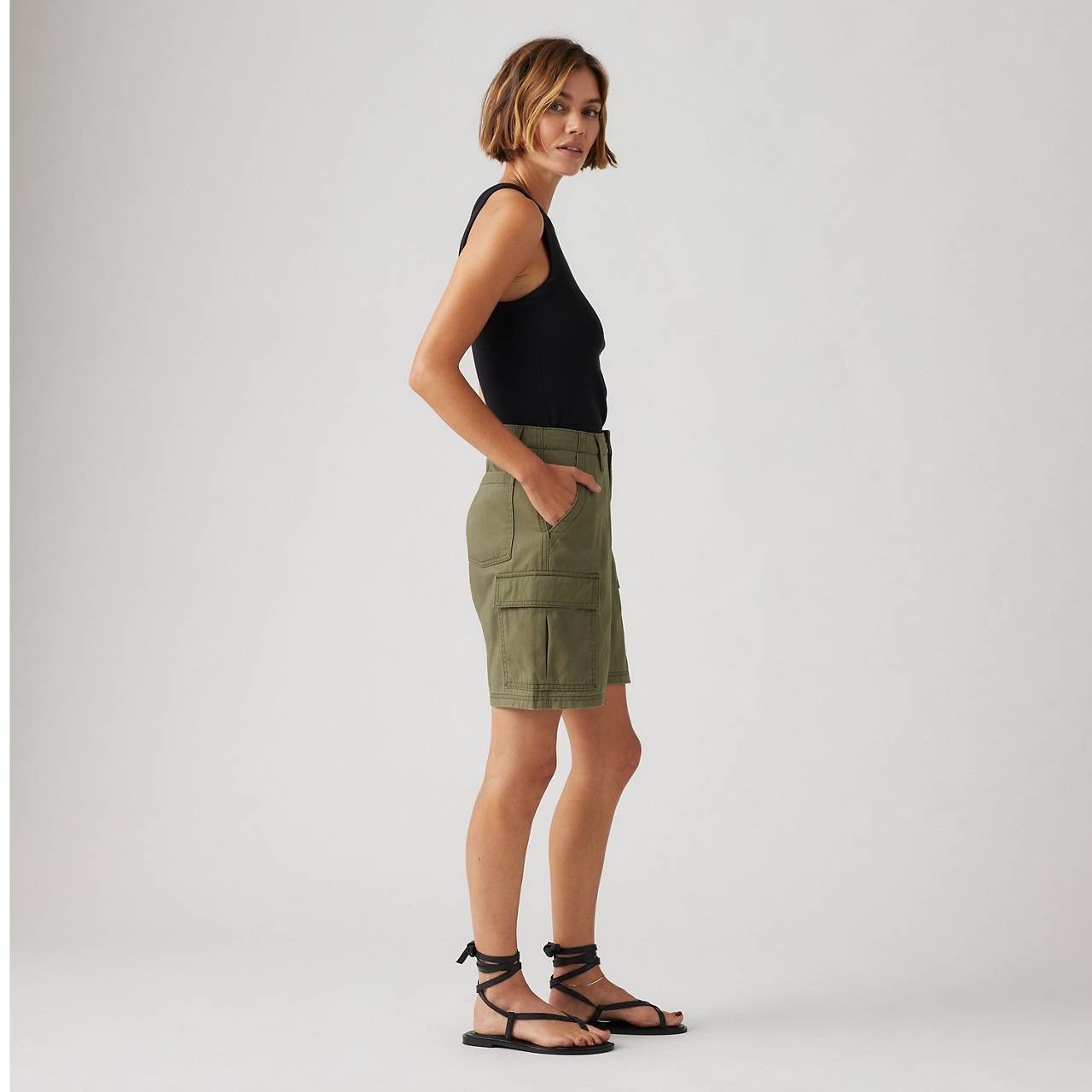 BAGGY CARGO WOMEN'S SHORTS - 4