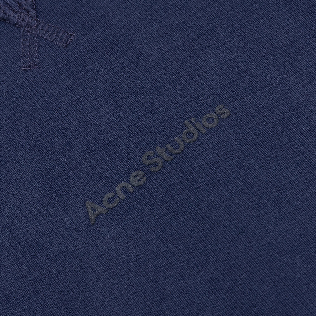 ACNE STUDIOS LOGO SWEATSHIRT - INDIGO BLUE - 3