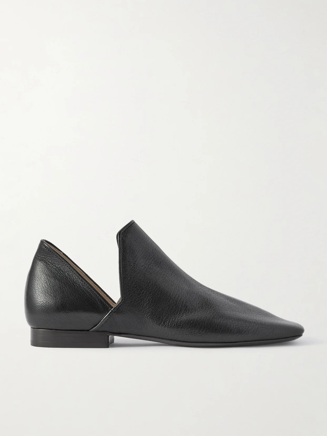 D'orsay Leather Loafers - 1
