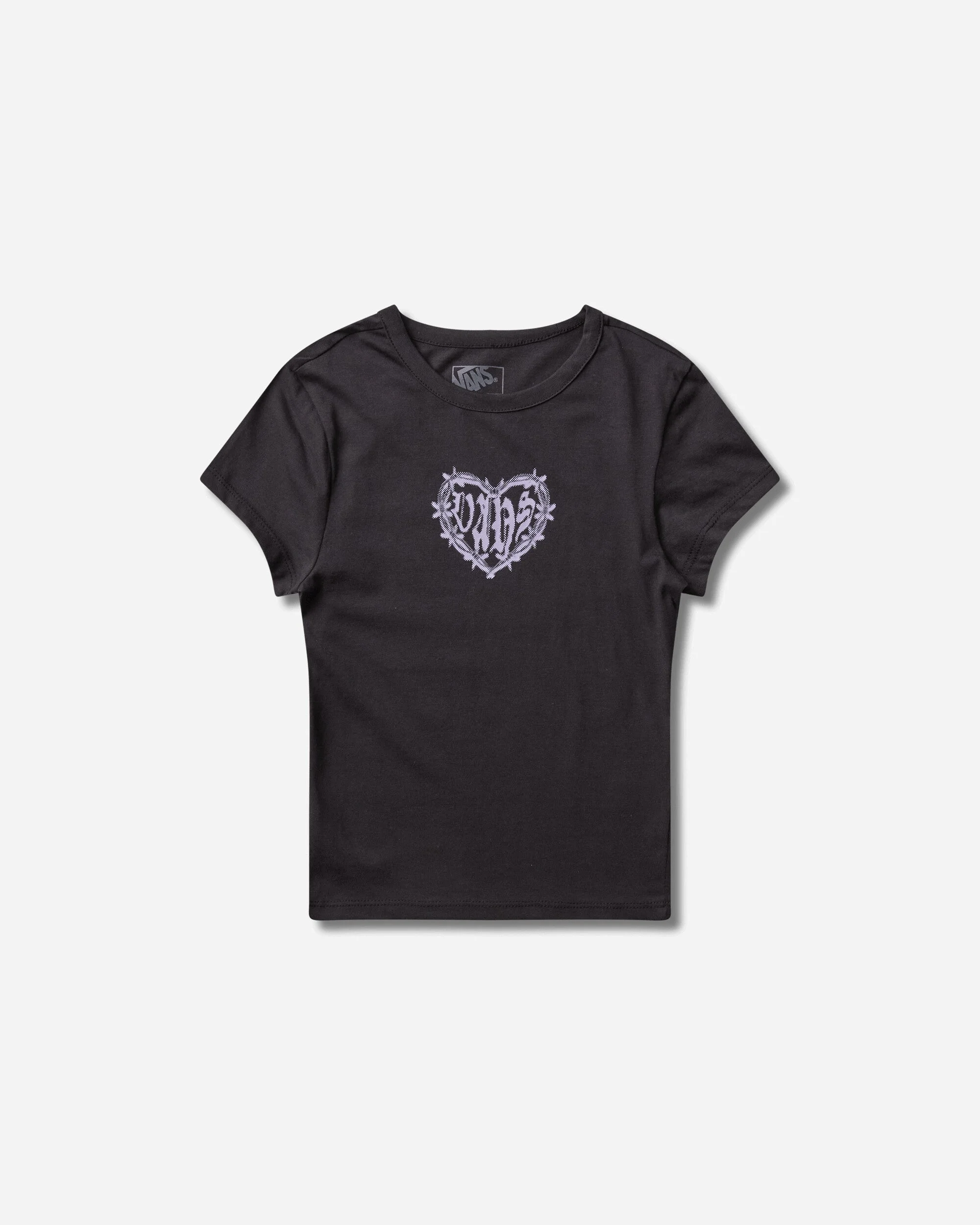 Women's Barbed Heart T-Shirt Black - 1