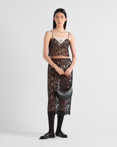 Prada Lace midi-skirt outlook