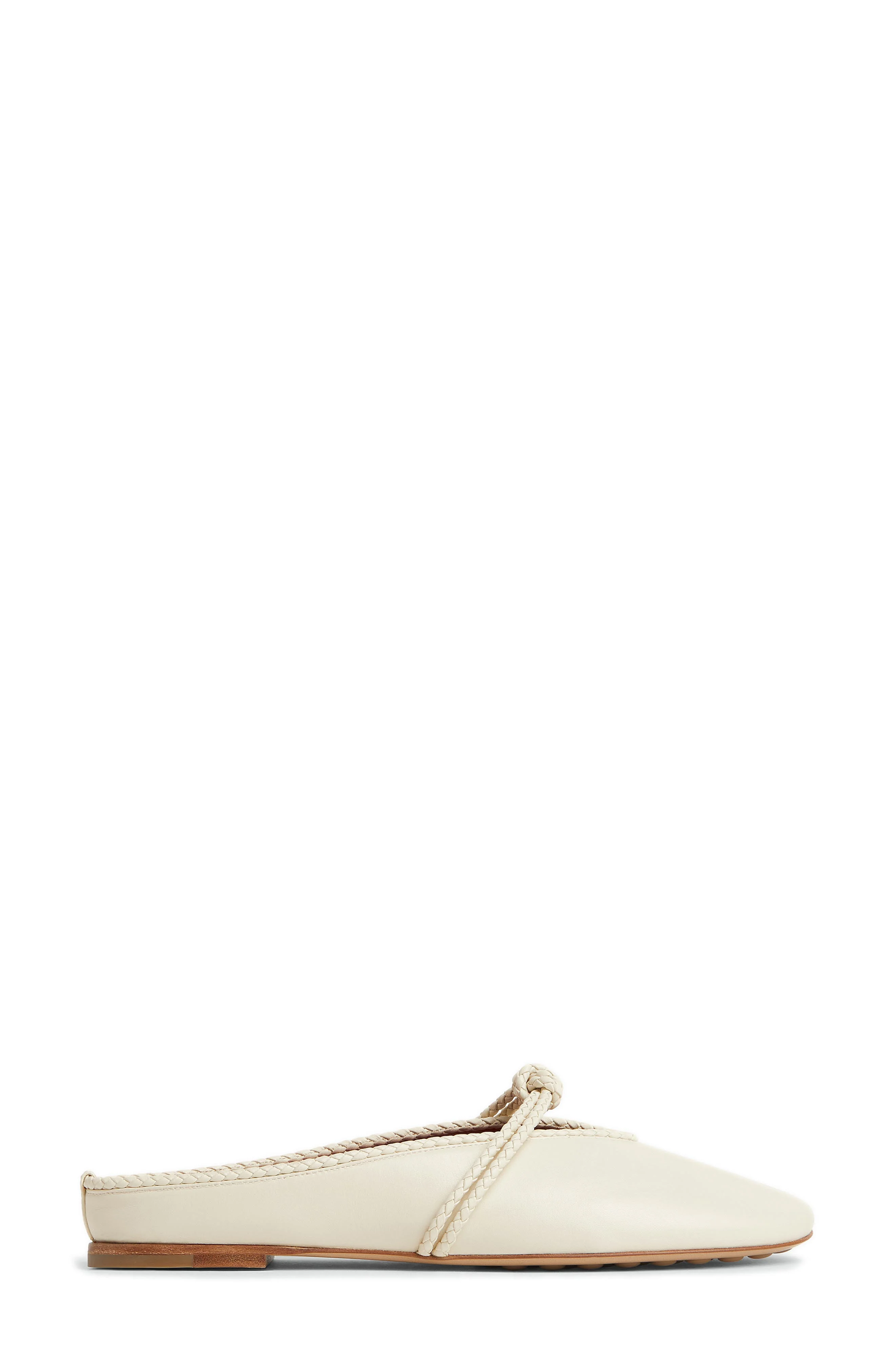 Bottega Veneta Lucia Mary Jane Ballerina Mule in Sea Salt at Nordstrom - 1