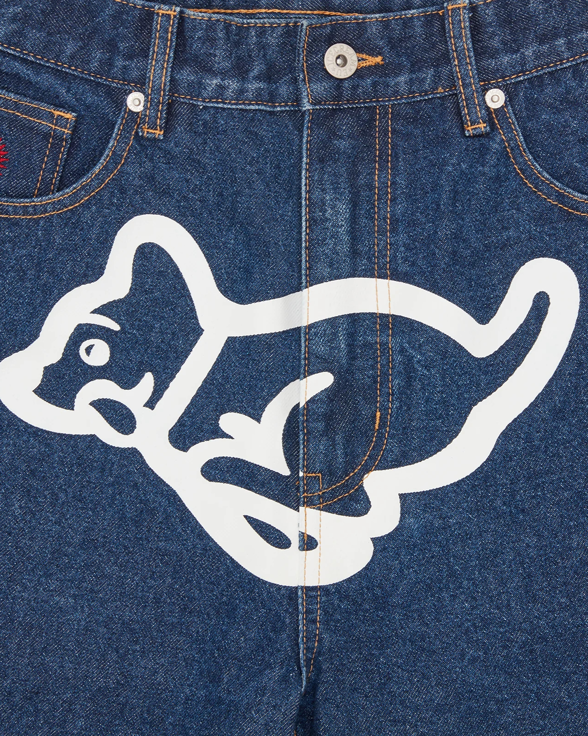 RUNNING PUPPY DENIM SHORTS - 3