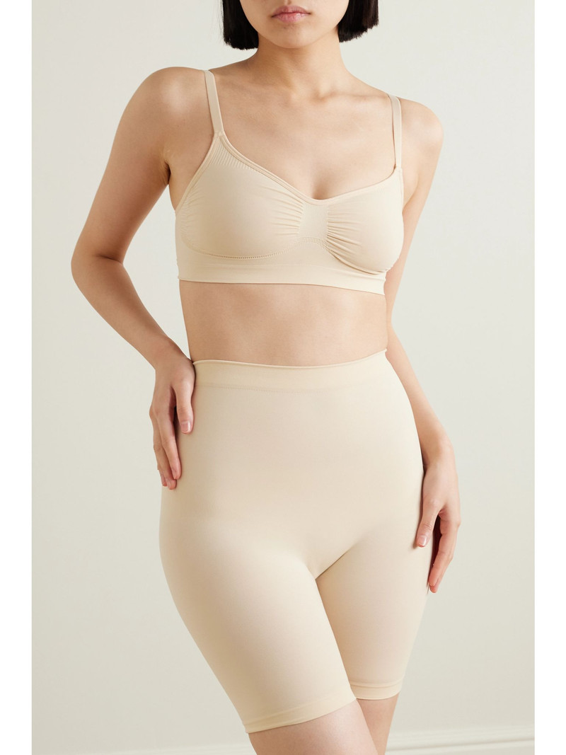 SKIMS Seamless Sculpt Mid Thigh Short - Sand Sand outlook