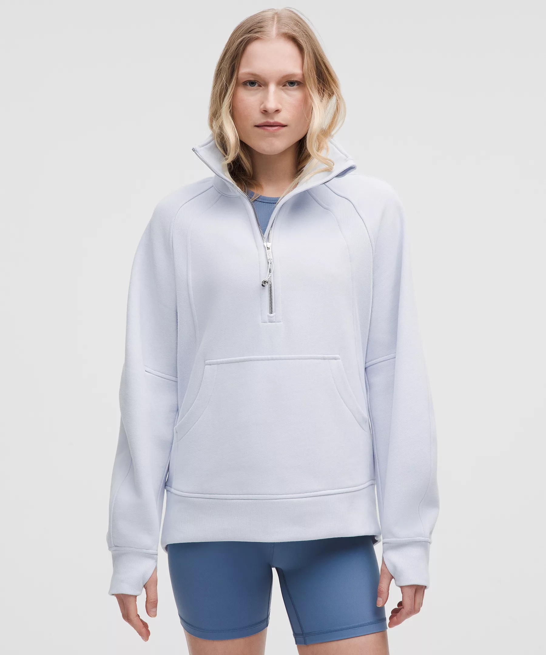 Scuba Oversized Funnel-Neck Half Zip *Long - 1
