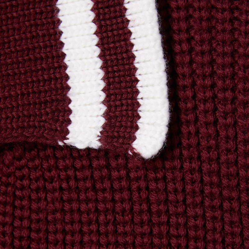 Knit wool cardigan with embroidery 6