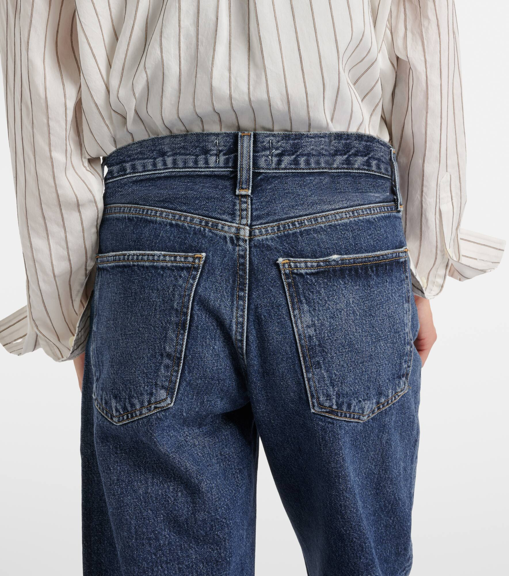 Arc cropped mid-rise wide-leg jeans - 6