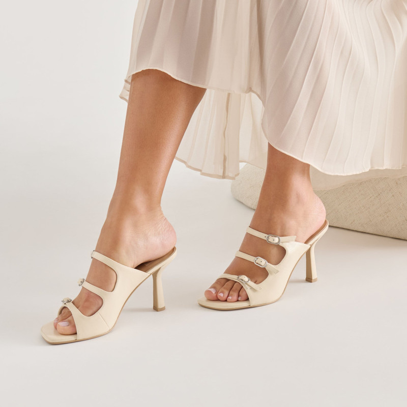 NEKO HEELS BONE LEATHER 4