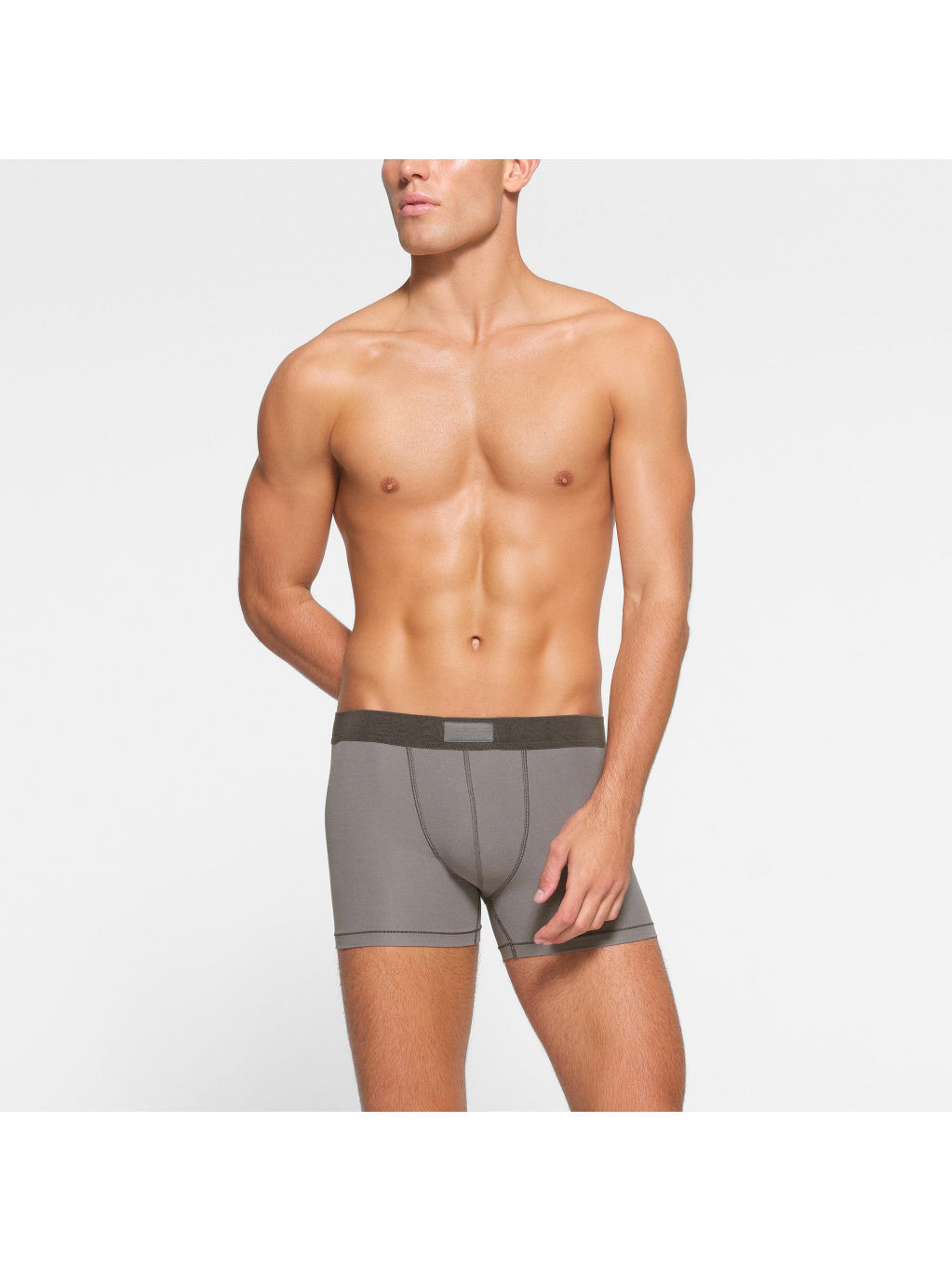 Branded-waistband 3in pack of three stretch-cotton boxer briefs - 4