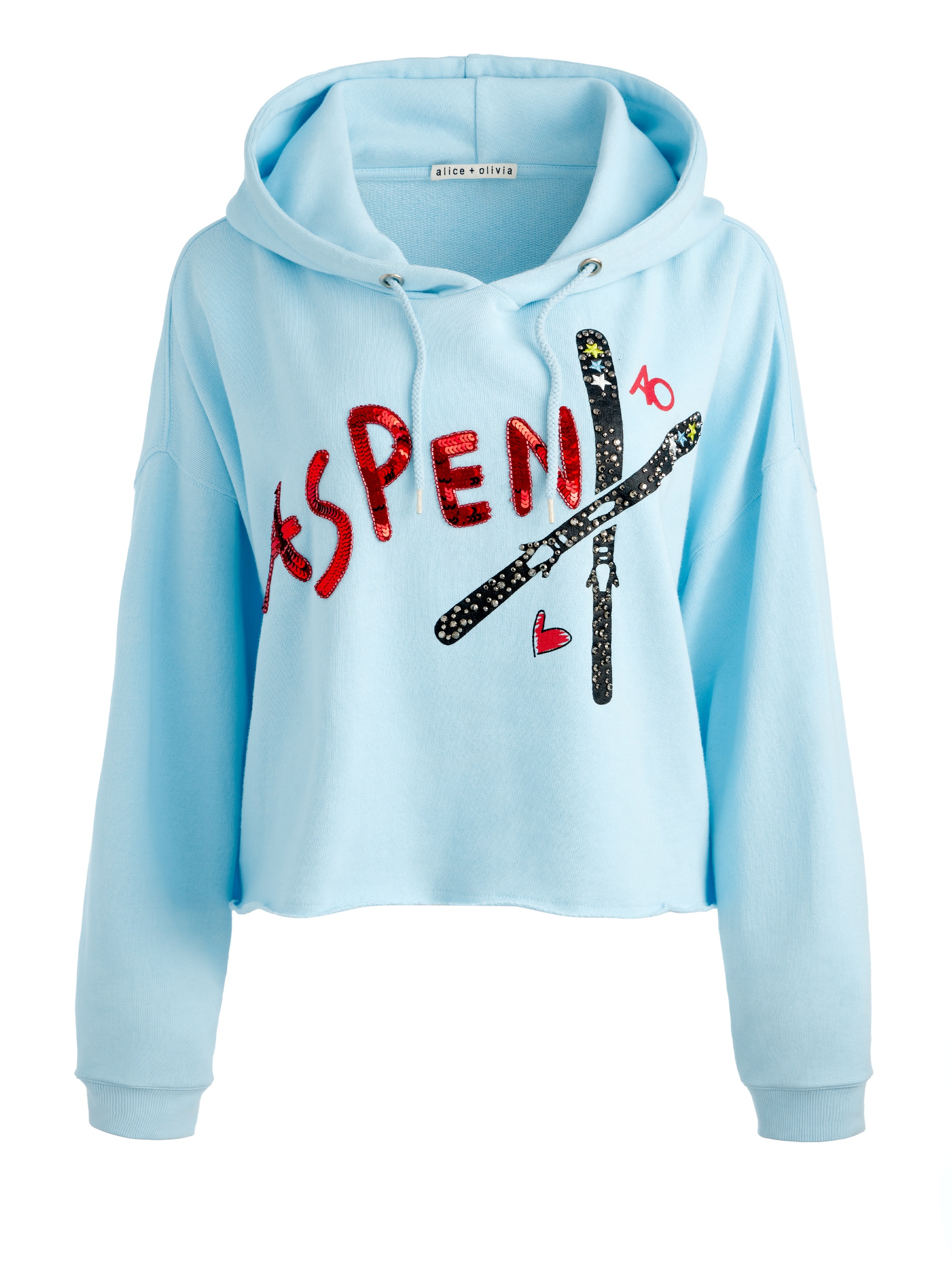 SUNNY BOXY CROPPED HOODIE - 1