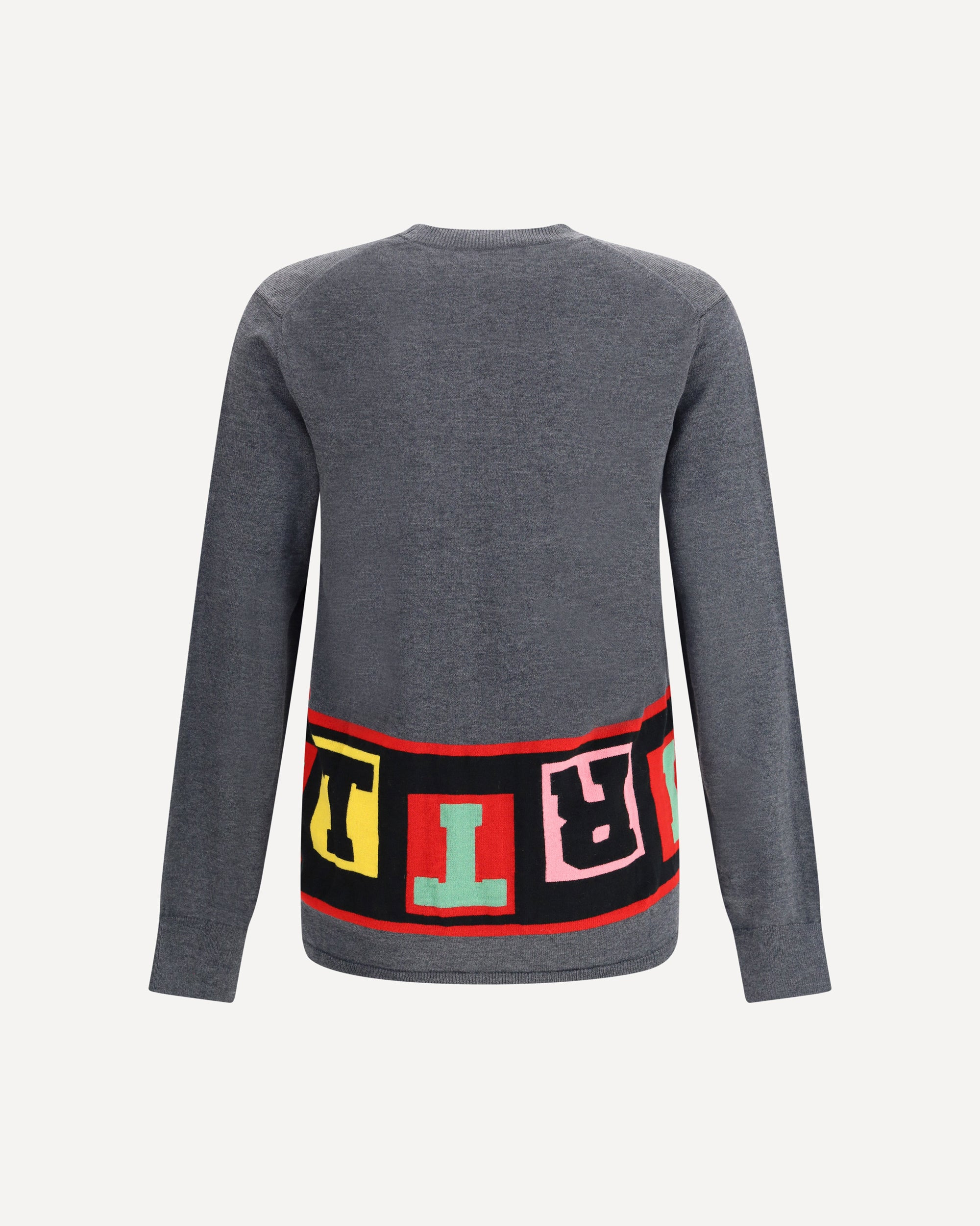 Crewneck Sweater with colorful lettering - 2