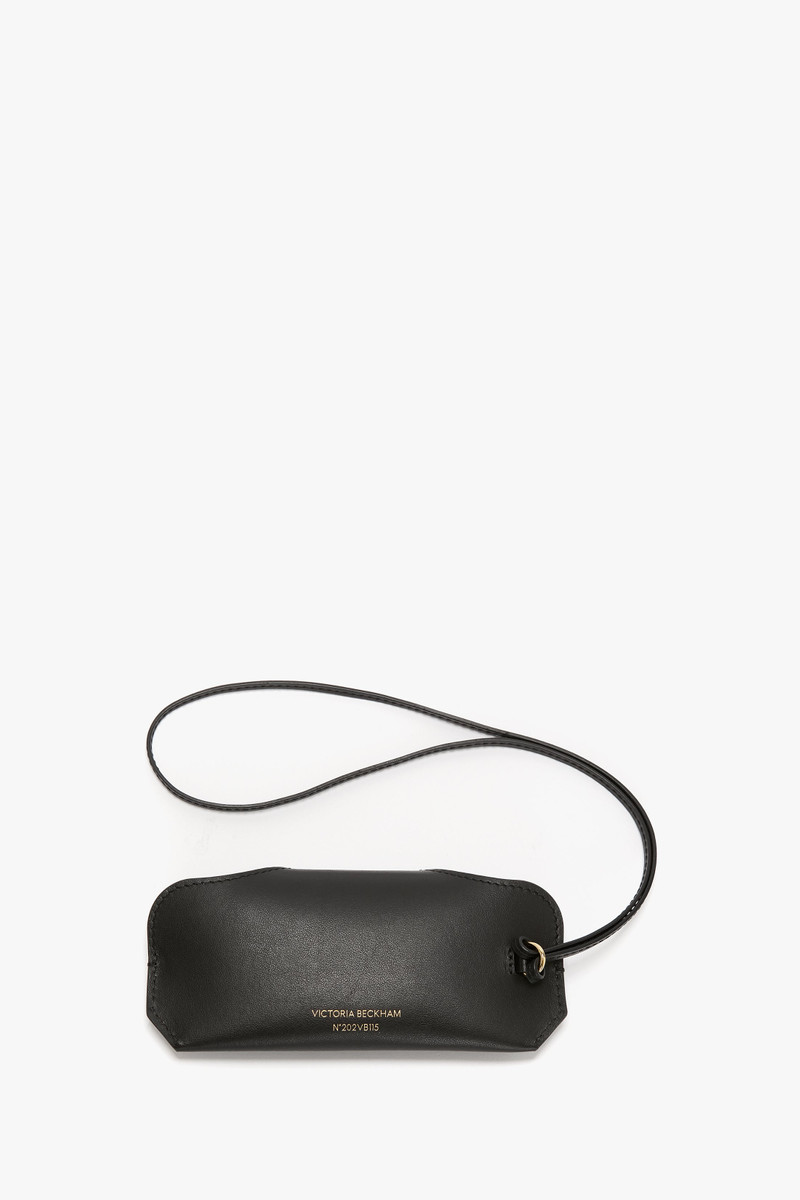 Sunglasses Case In Black Leather 3