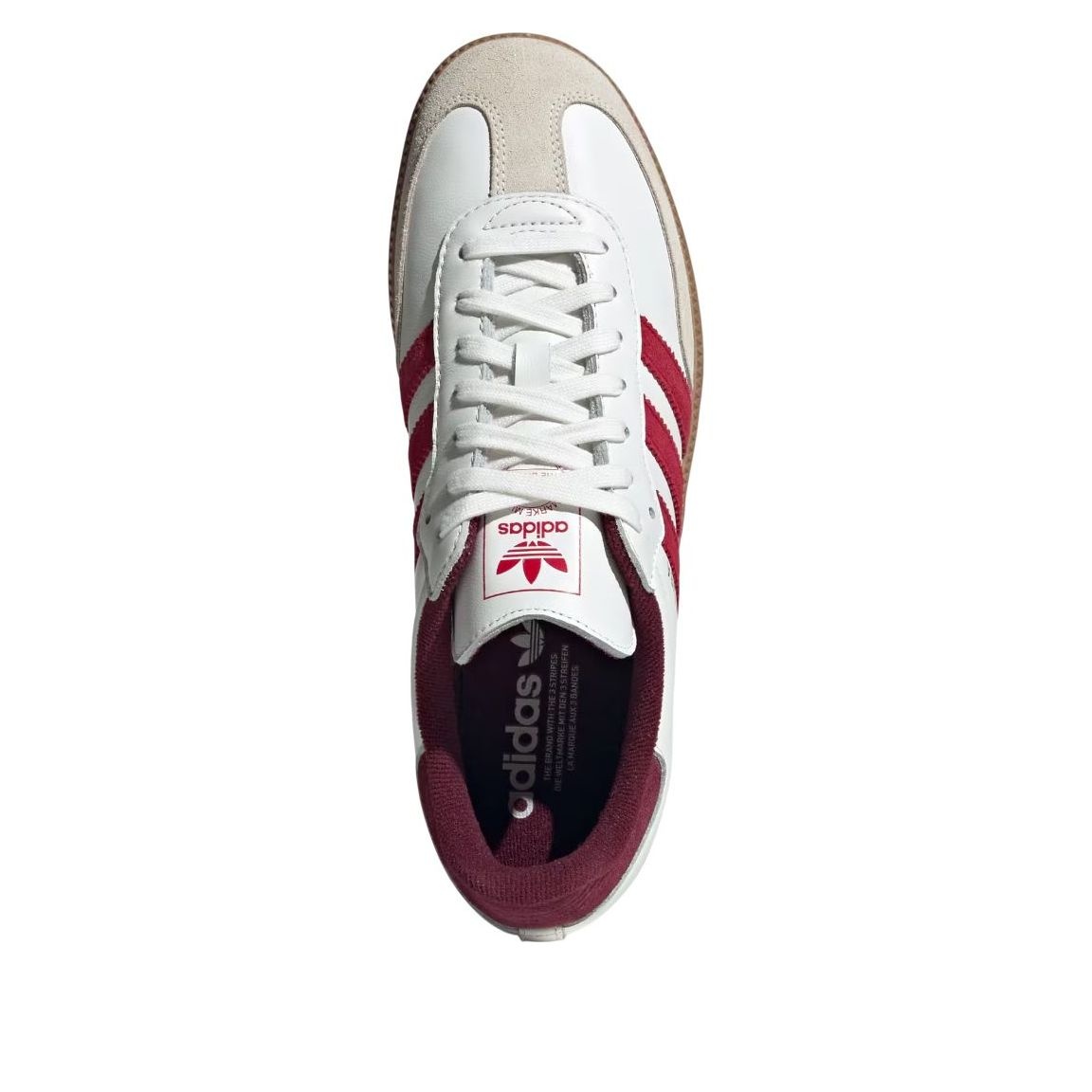 adidas Samba 'White Better Scarlet' JI3201 - 5