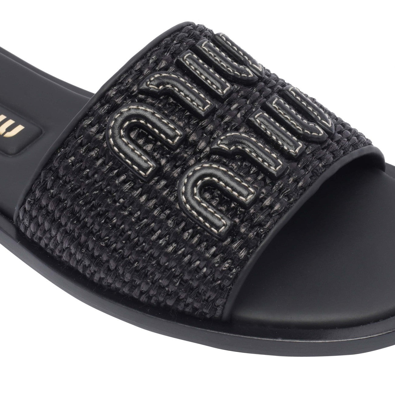 Miu Miu Women Logo Slide Sandals - 2